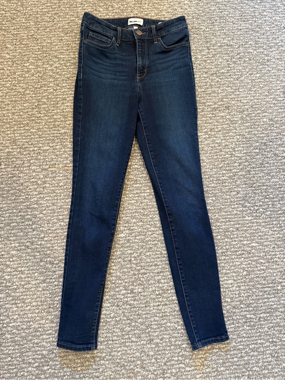 William Rast Dark Indigo Skinny Jeans